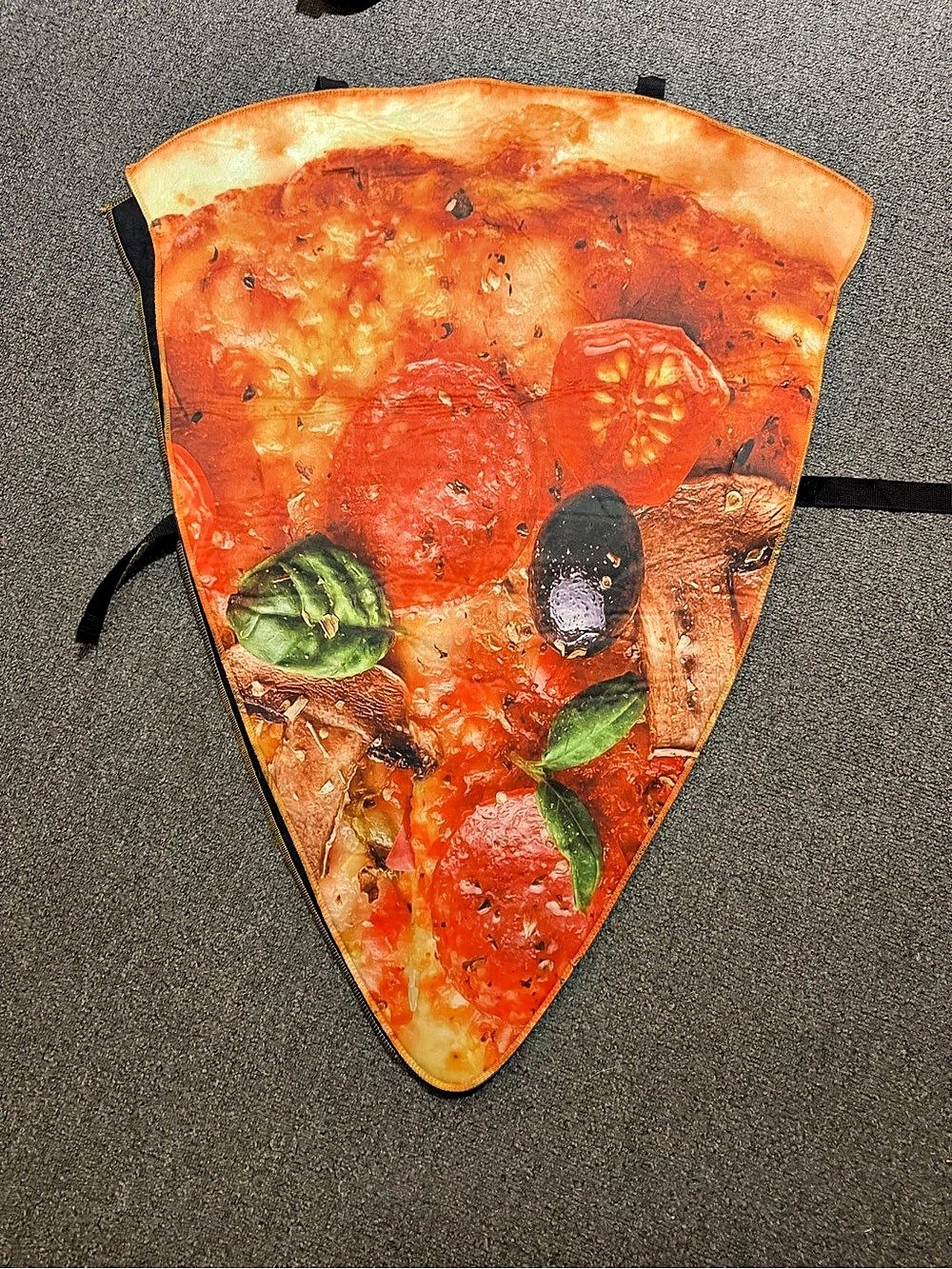 Ripndip Pizza Slice Mini Bag in Orange & Black